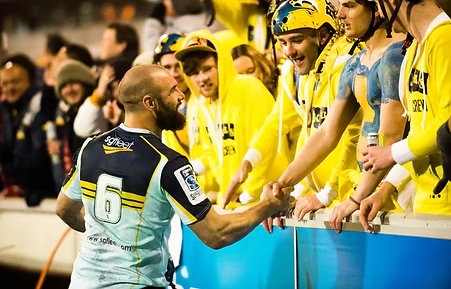 Rugby Union Match at Gio Stadium in Canberra